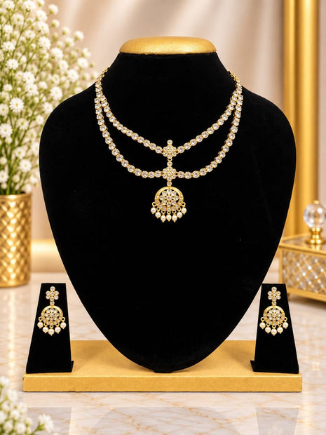Vintage Stone Attigai Necklace