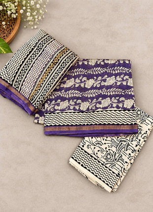 Pure Maheshwari Silk Suit