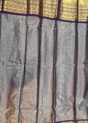 Kanchi Silk With Rich Embroidery Work