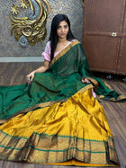 Half Saree (Stitched Skirt, Unstitched Blouse)