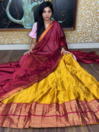 Half Saree (Stitched Skirt, Unstitched Blouse)