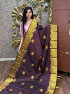 Premium Kanchi Gold Zari Pallaku Design