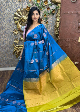 Border Less Kanchi Silk
