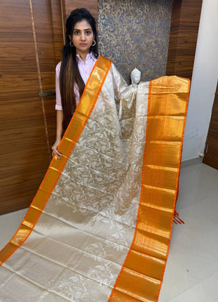 Kanchi Silk With Rich Embroidery Work