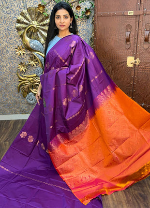 Border Less Kanchi Silk