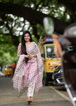 Kota Doria Salwar Suit  (UNSTITCHED)