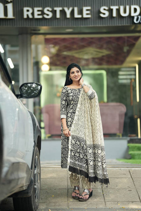 Linen Cotton Suit (Unstitched)
