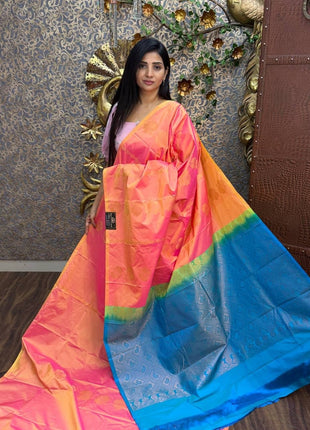 Border Less Kanchi Silk