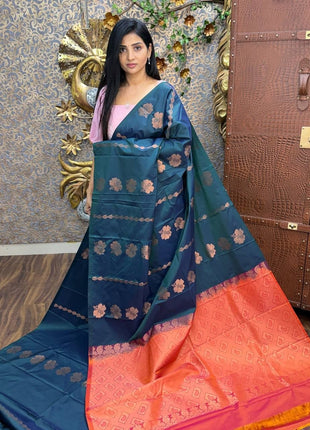 Border Less Kanchi Silk