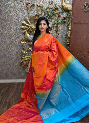 Border Less Kanchi Silk