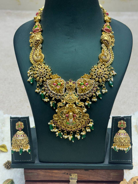 Temple with Diamond look Stone