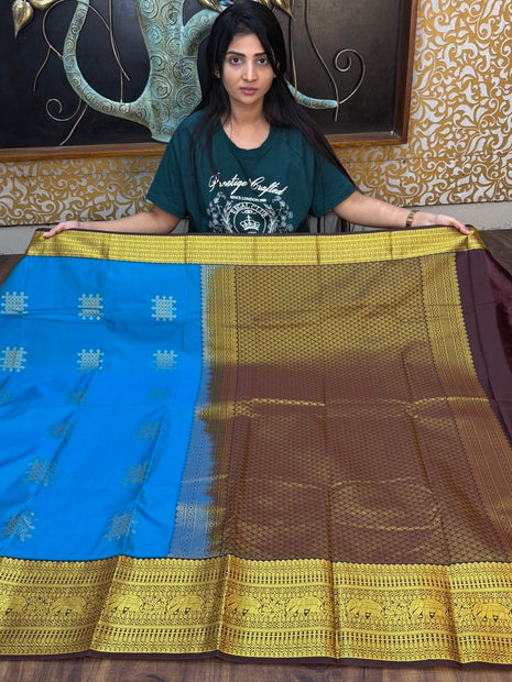Premium Kanchi Gold Zari