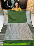 Kanchi Silk Silver Zari