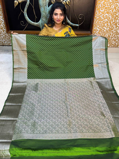 Kanchi Silk Silver Zari