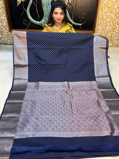 Kanchi Silk Silver Zari