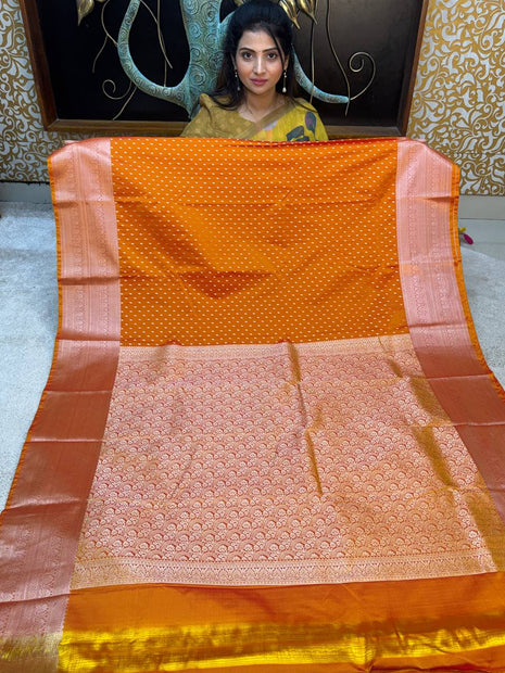 Kanchi Silk Silver Zari