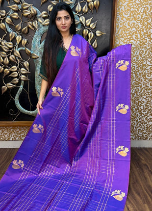 Border Less Kanchi Silk