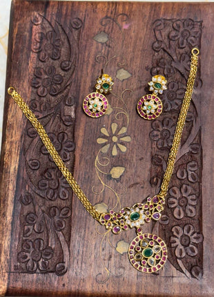 TEMPLE WITH CHOKER NECKLACE  JEWELLERY