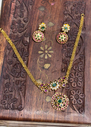 TEMPLE WITH CHOKER NECKLACE  JEWELLERY