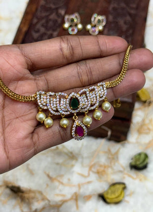 TEMPLE WITH CHOKER NECKLACE JEWELLERY