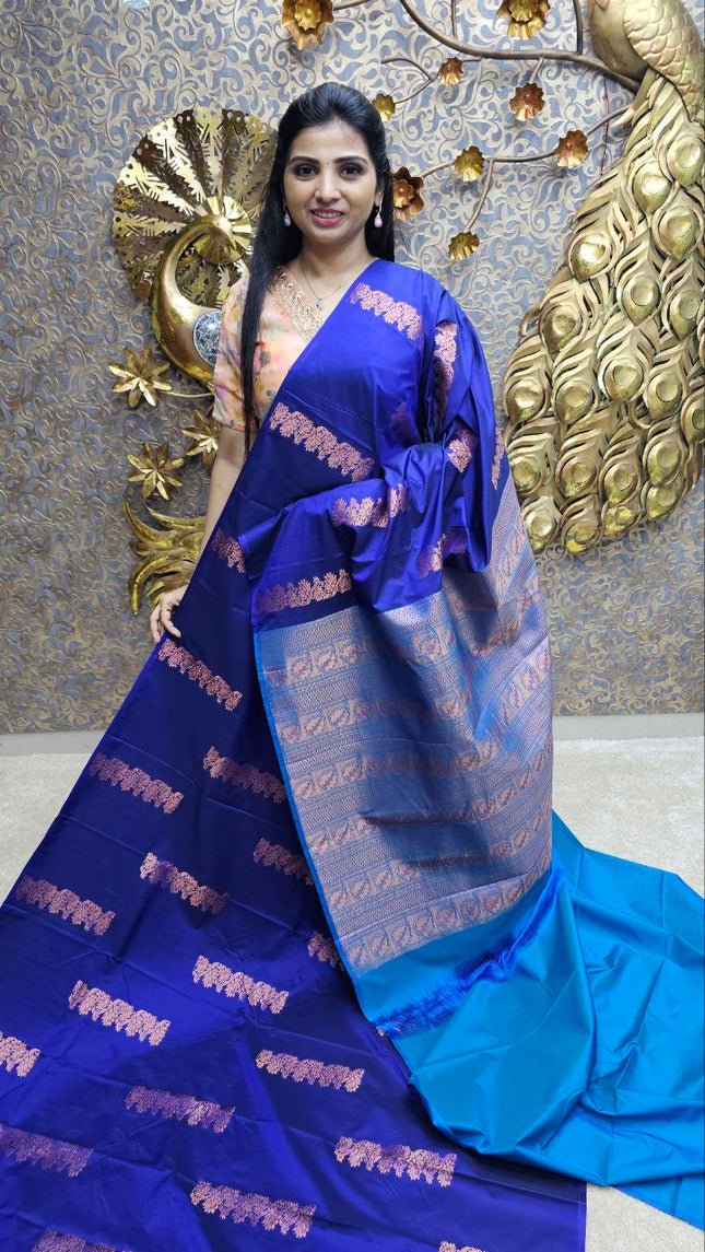 Border Less Kanchi Silk