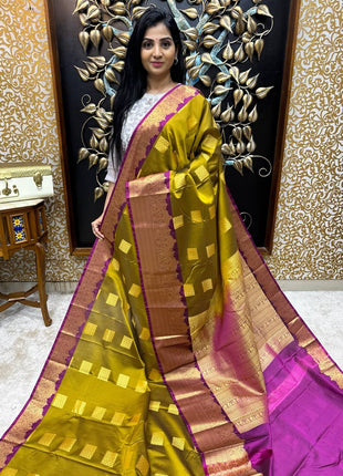 Premium Kanchi Gold Zari