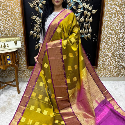 Premium Kanchi Gold Zari