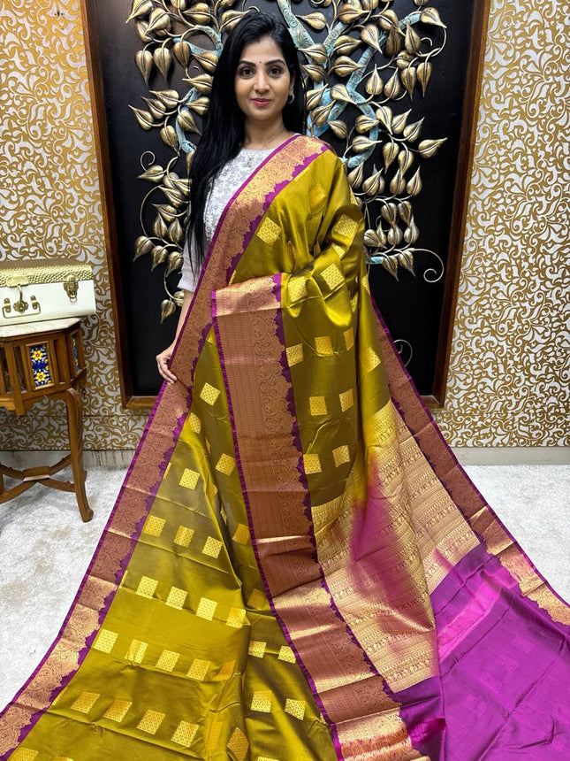 Premium Kanchi Gold Zari