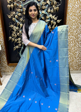 Retta Patta Border Silk