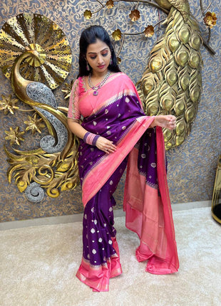 Retta Patta Border Silk