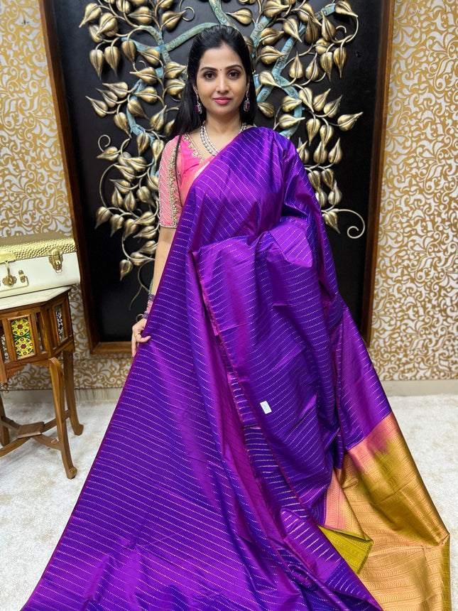 Border Less Kanchi Silk