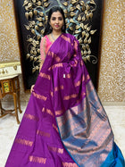 Border Less Kanchi Silk