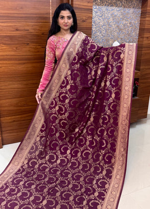 Pure Georgette Banarasi