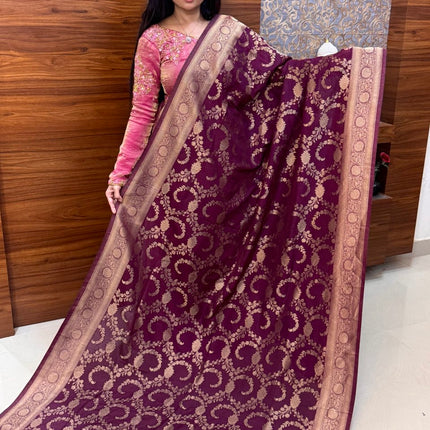 Pure Georgette Banarasi