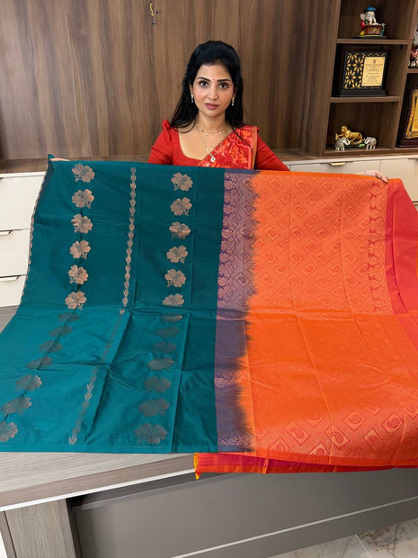 Border Less Kanchi Silk