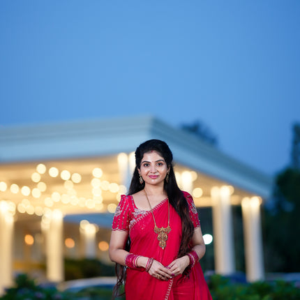 Designer (Fendi Crush Saree) Wildberry Pink