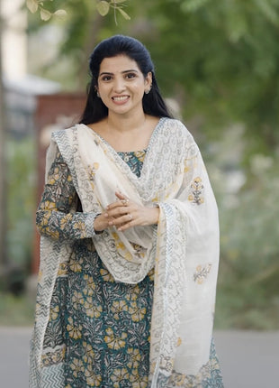 Linen Cotton Suit (Unstitched)