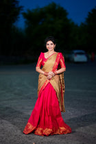 Half Saree (Unstitched) Wildberry Pink