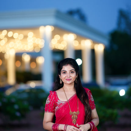 Designer (Fendi Crush Saree) Wildberry Pink