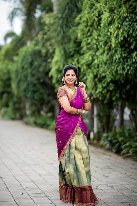 Lehenga is Free Size (Semi Stitched )