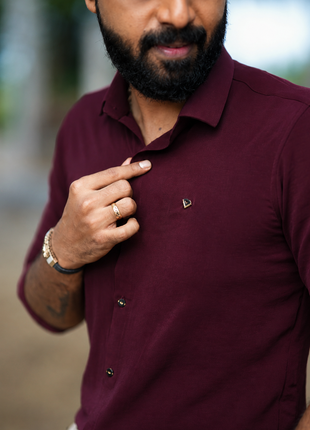 Shirt Full Sleeve (Regal Maroon)