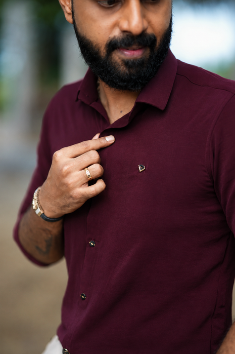 Shirt Full Sleeve (Regal Maroon)