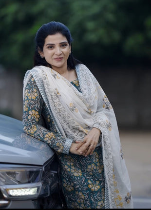 Linen Cotton Suit (Unstitched)