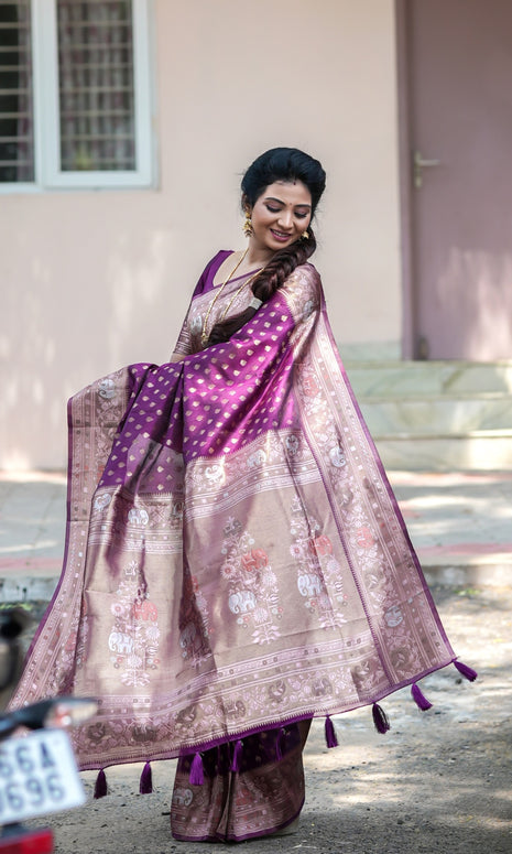 Mulberry Saree