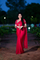 Designer (Fendi Crush Saree) Wildberry Pink