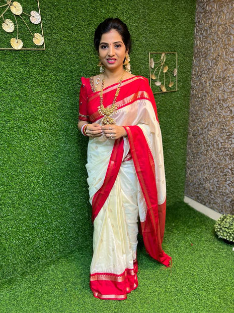 Retta Patta Border Silk