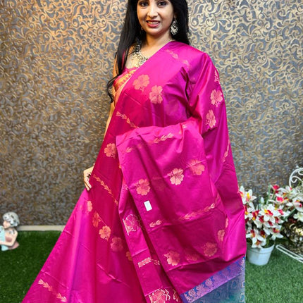 Border Less Kanchi Silk